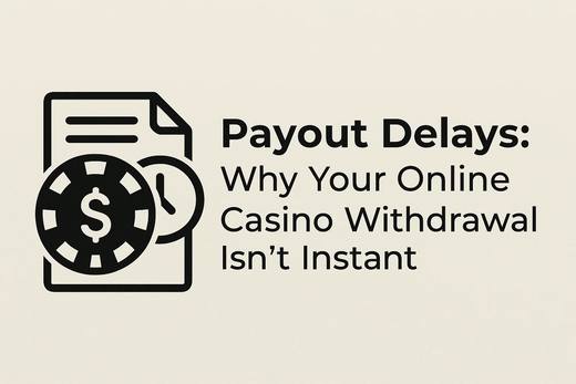 Payout Delays: Why Your Online Casino Withdrawal Isn't Instant