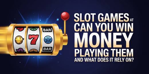 Slot Games at Internet Casinos: Can You Win Money Playing Them and What Does It Rely On?